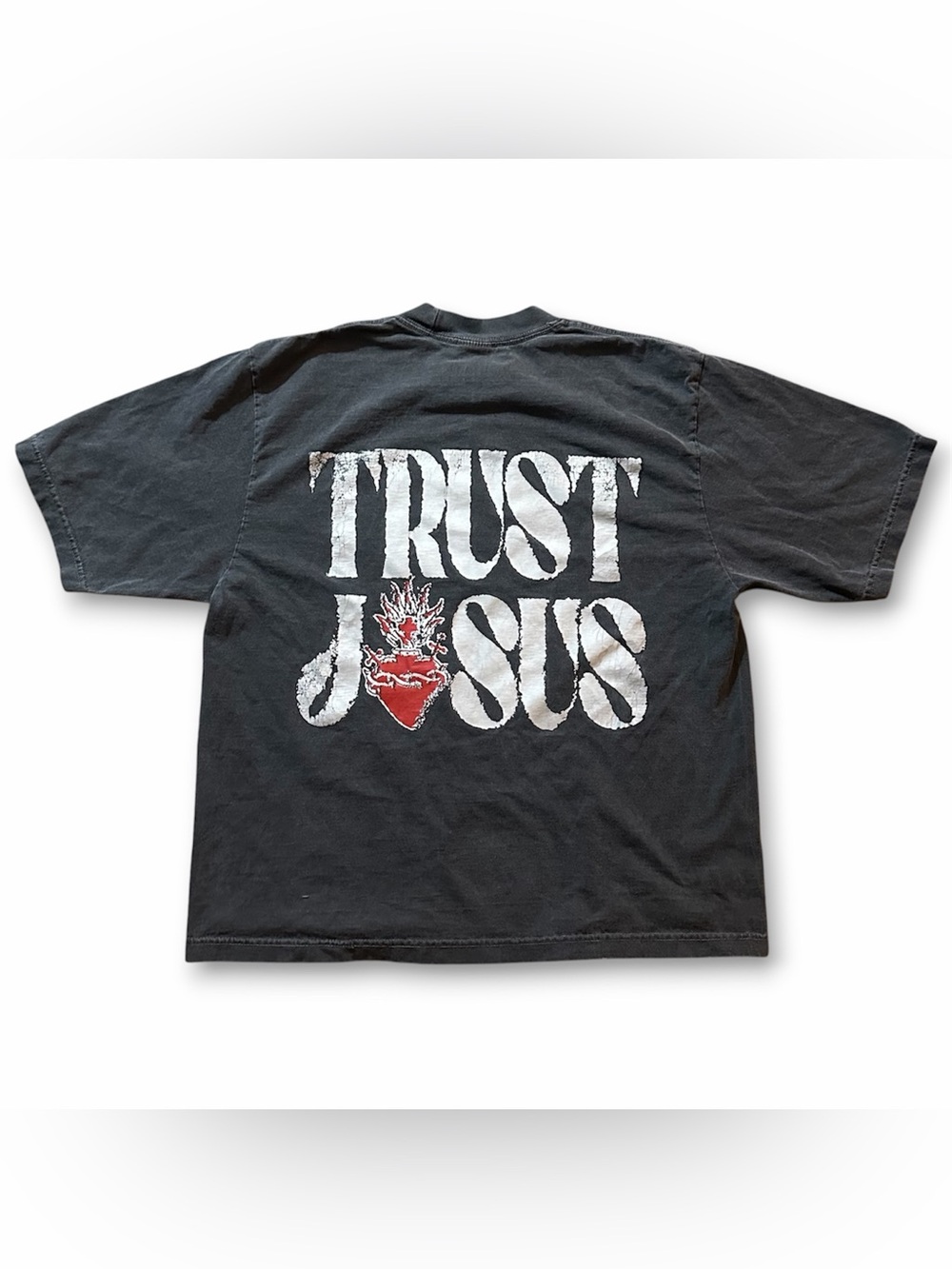 Righteous Trust Jesus Short Sleeve Tee Washed Black